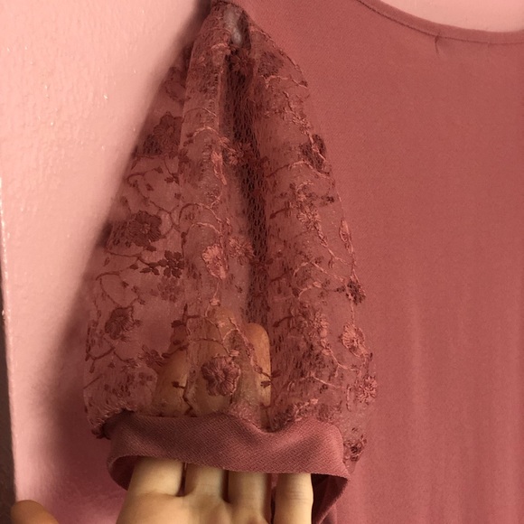 SWEET VIOLET TOP/ DUSTY PINK IN COLOR/ SIZE M - Picture 6 of 6